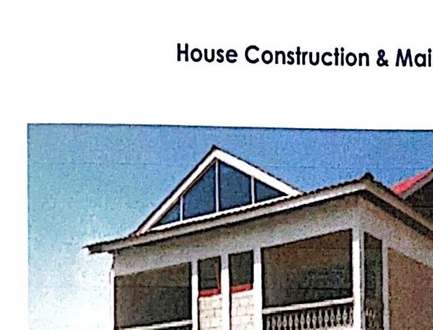 House construction and maintenance project